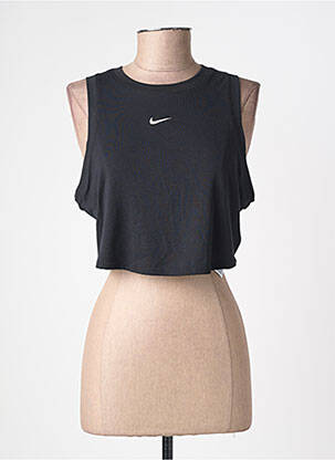 Top stretch sans manche noir NIKE femme