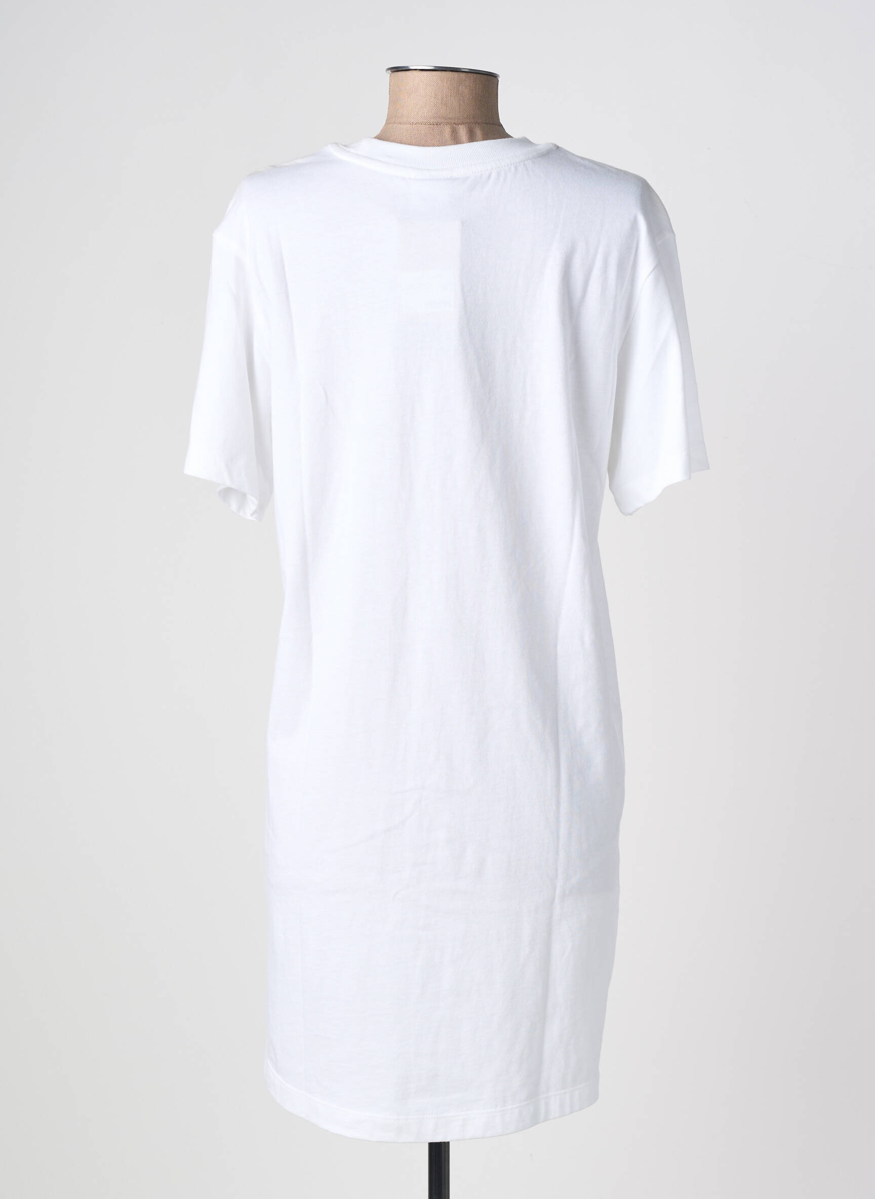 Robe courte manches courtes manches courtes blanc NIKE femme