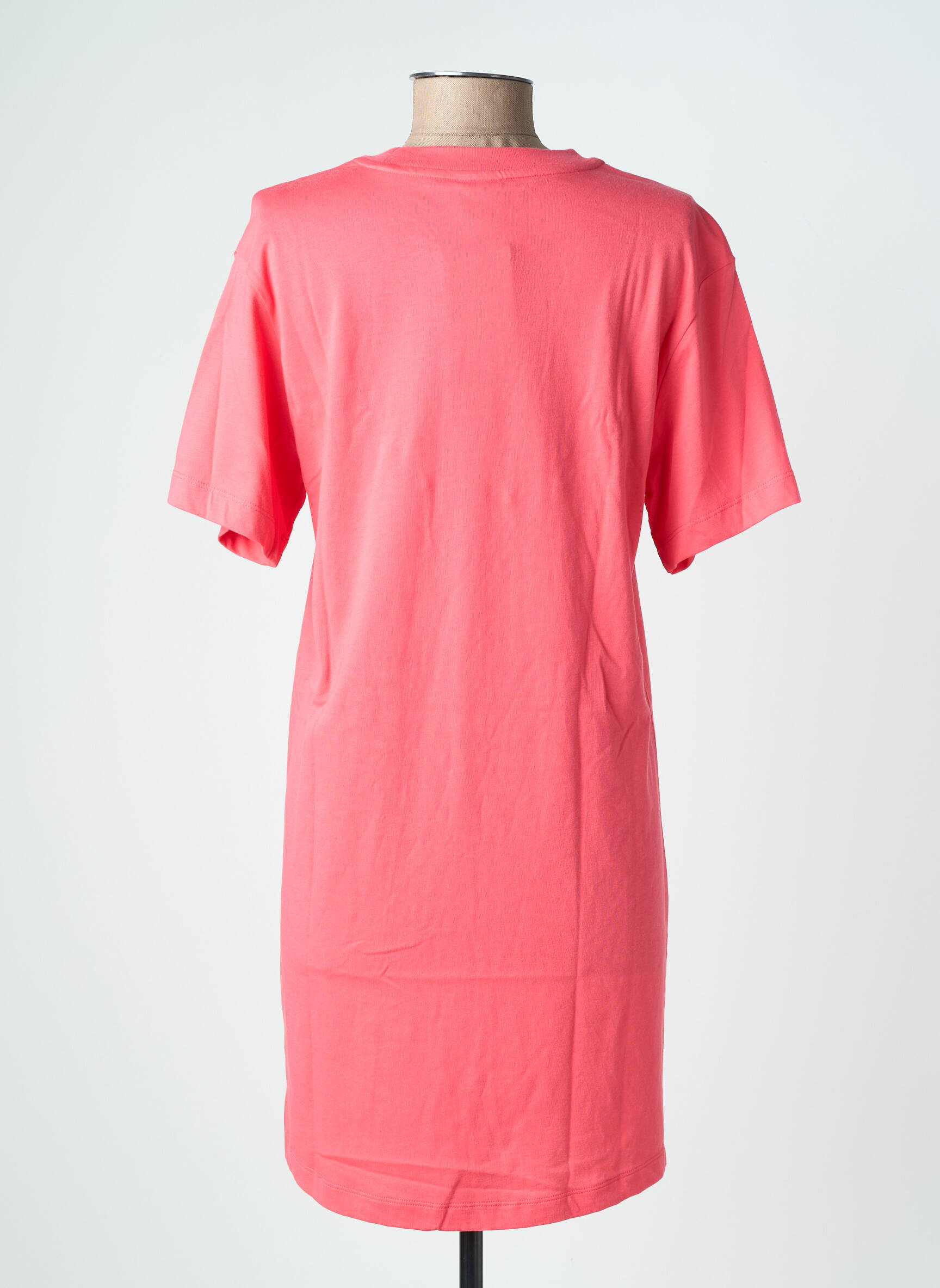 Robe courte manches courtes manches courtes rose NIKE femme