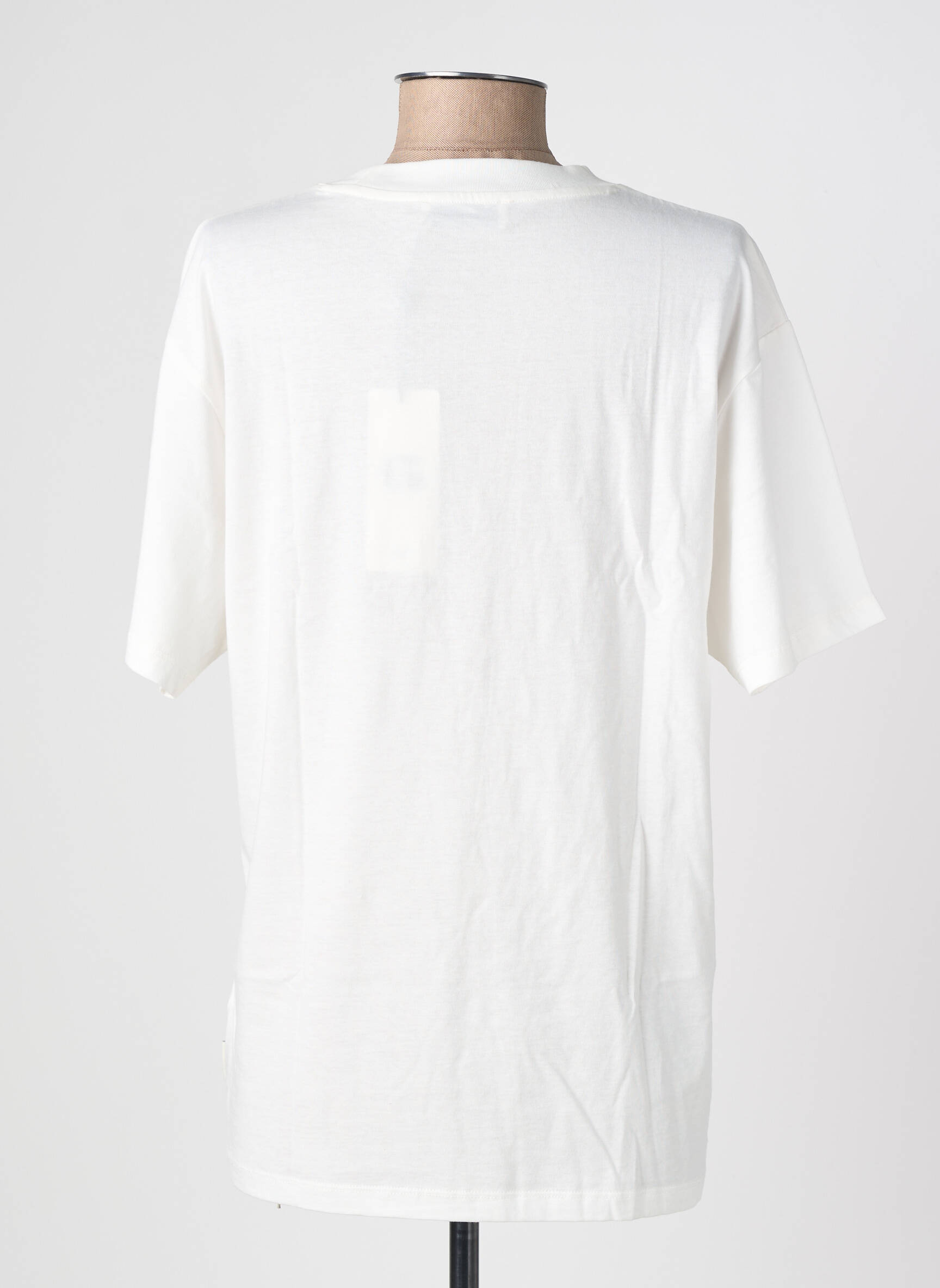 T-shirt coupe droite manches courtes blanc LE TEMPS DES CERISES femme