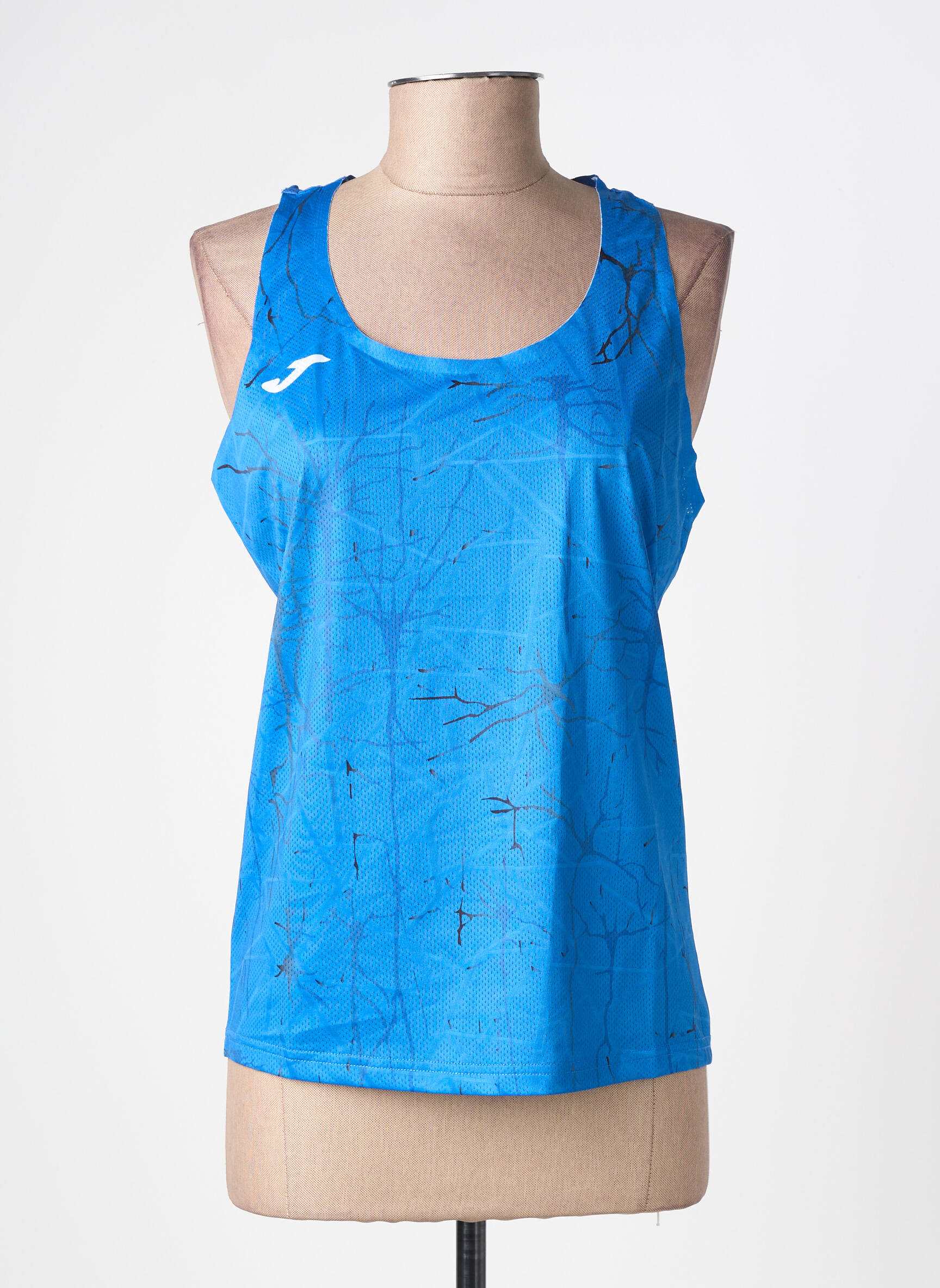 Débardeur stretch sans manche bleu JOMA femme
