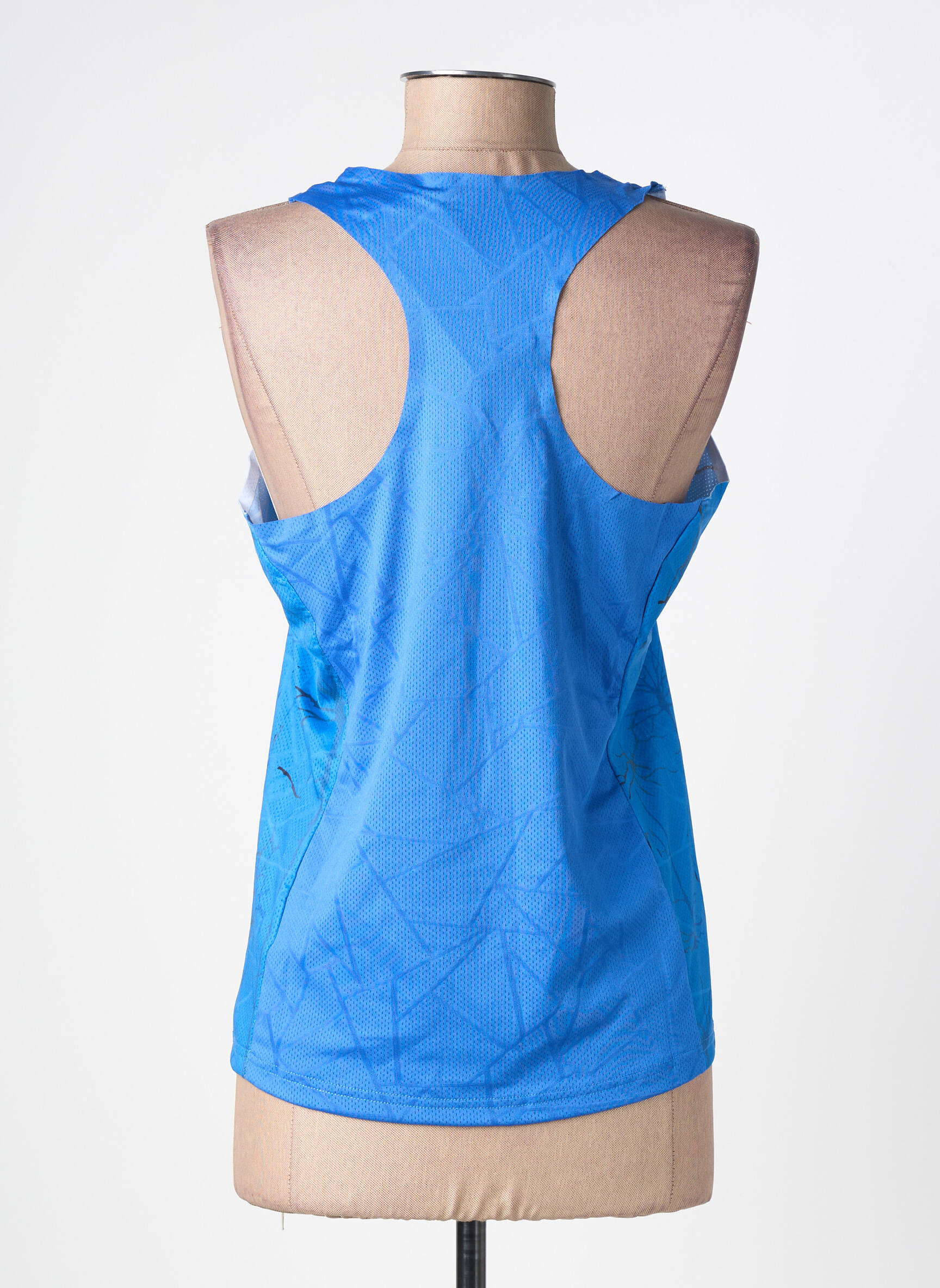 Débardeur stretch sans manche bleu JOMA femme
