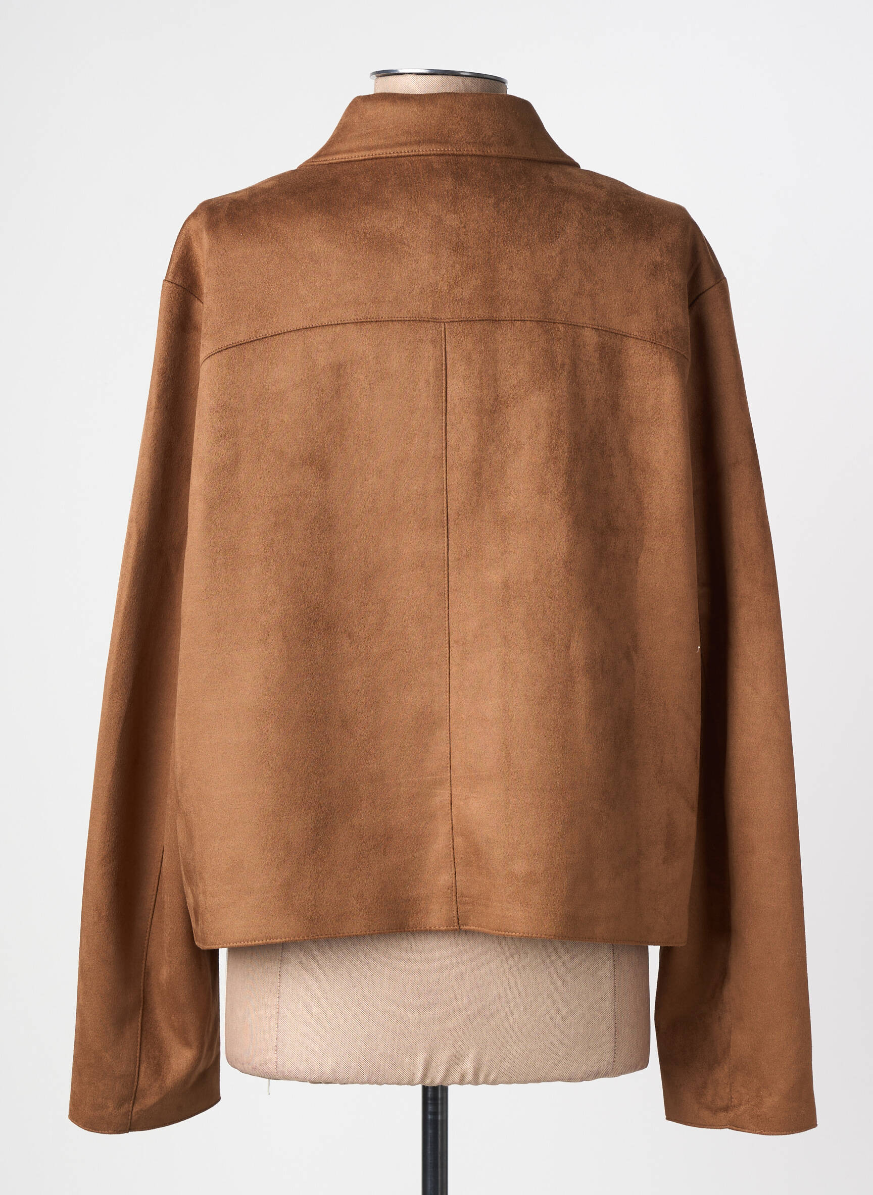 Veste casual tissage suedine marron VERO MODA femme