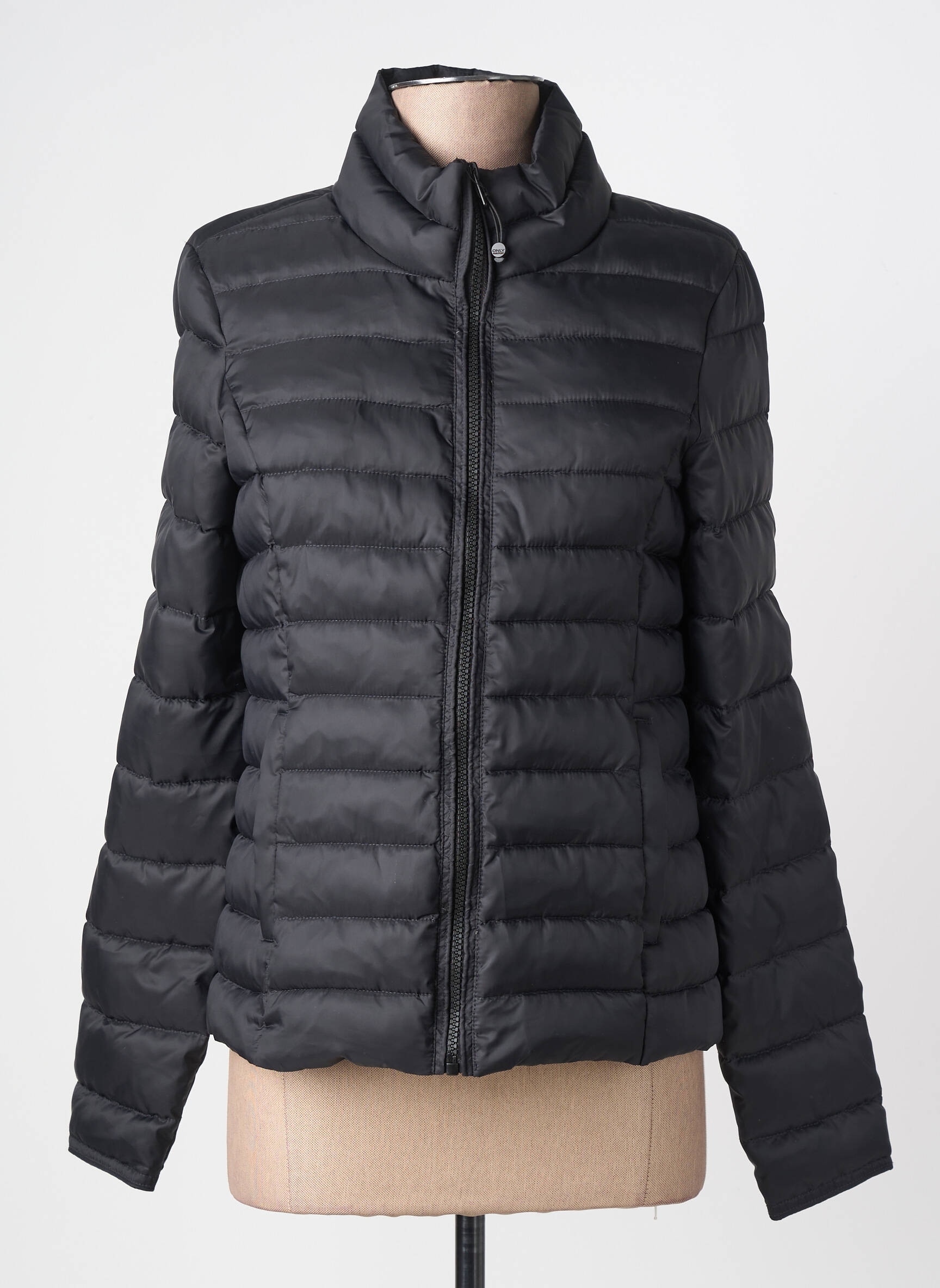 Doudoune manches longues sans capuche noir ONLY femme