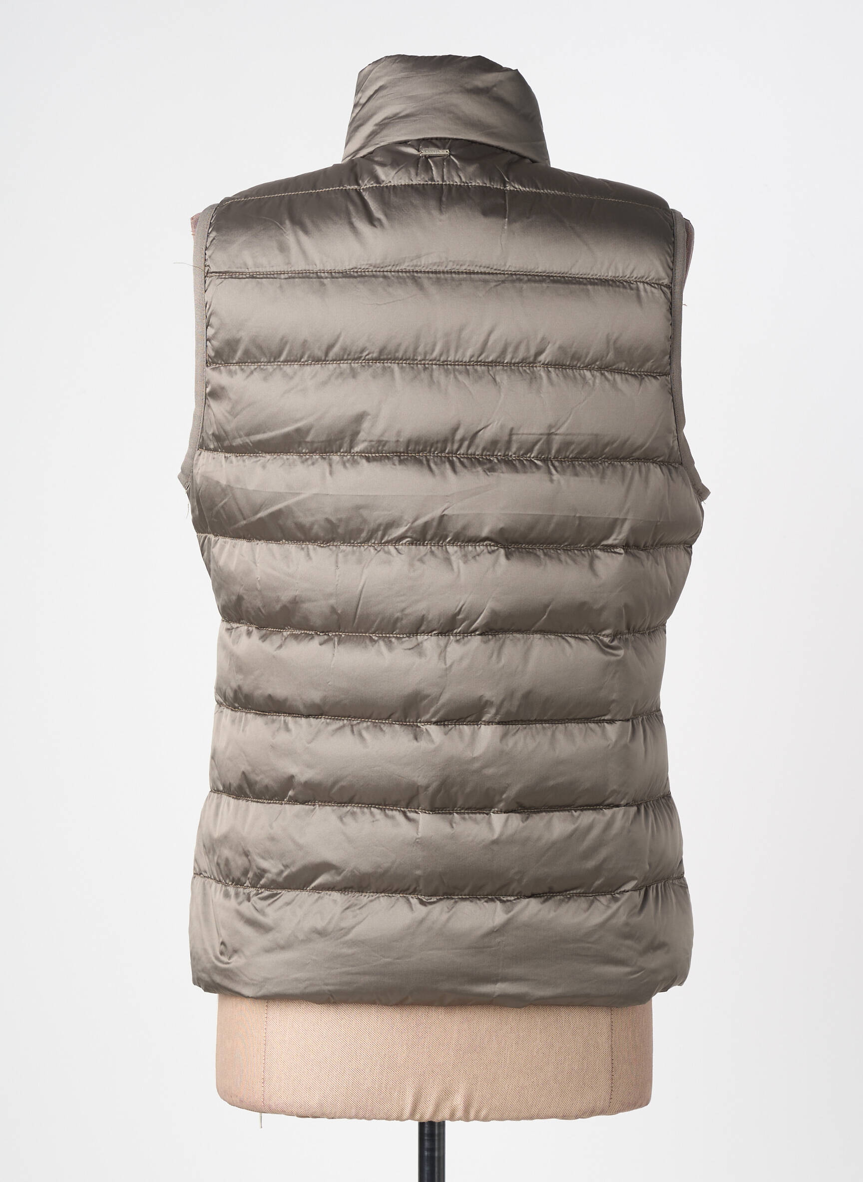 Doudoune poches sans capuche marron DEELUXE femme
