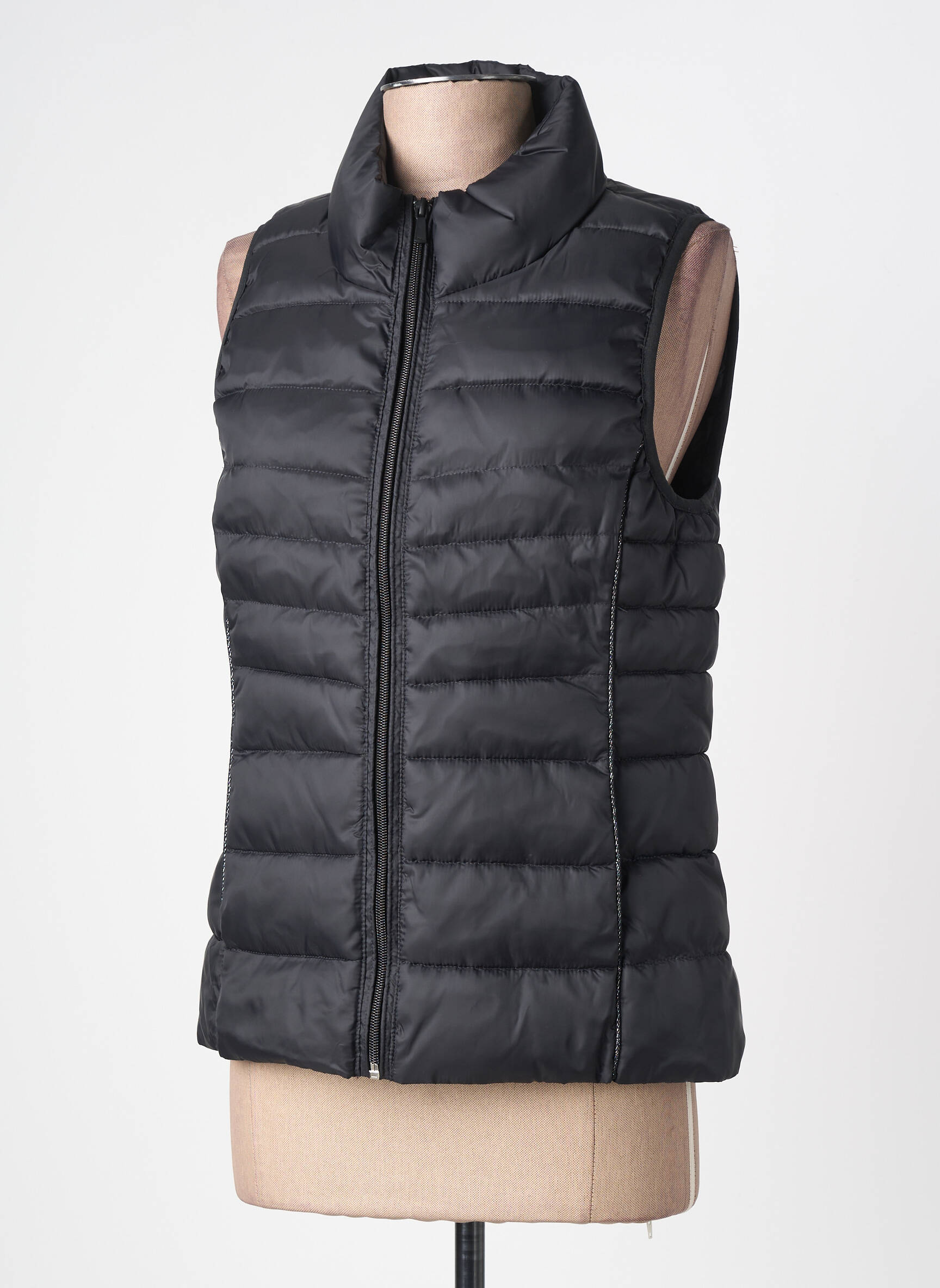 Doudoune poches sans capuche noir ONLY femme