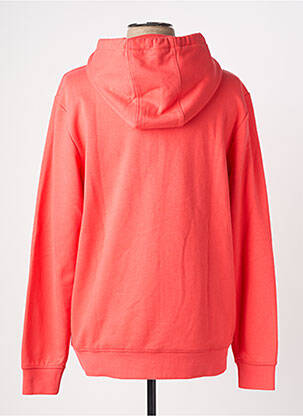 Sweat-shirt à capuche poches manches longues orange TEDDY SMITH homme