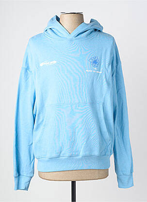 Sweat-shirt à capuche tissage jersey manches longues bleu PROJECT X PARIS homme