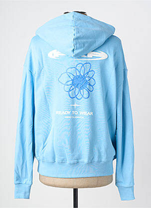 Sweat-shirt à capuche tissage jersey manches longues bleu PROJECT X PARIS homme
