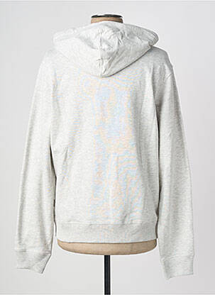 Sweat-shirt à capuche tissage jersey manches longues gris JACK & JONES homme