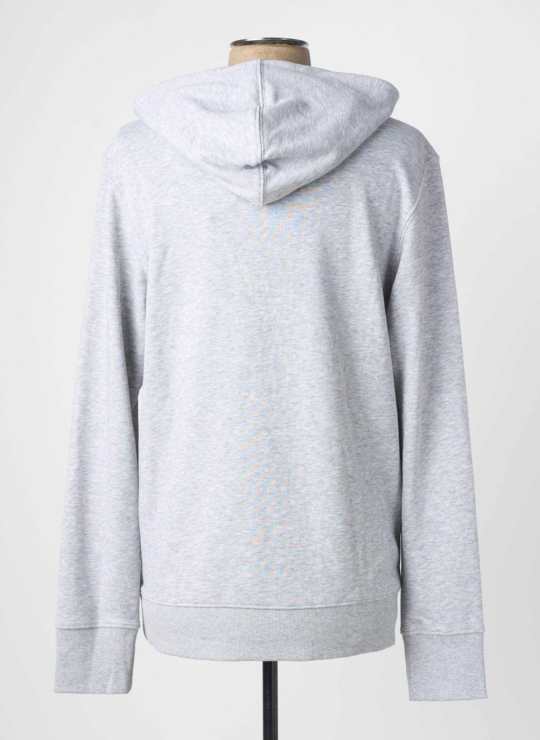 Sweat-shirt à capuche tissage jersey manches longues gris JACK & JONES homme