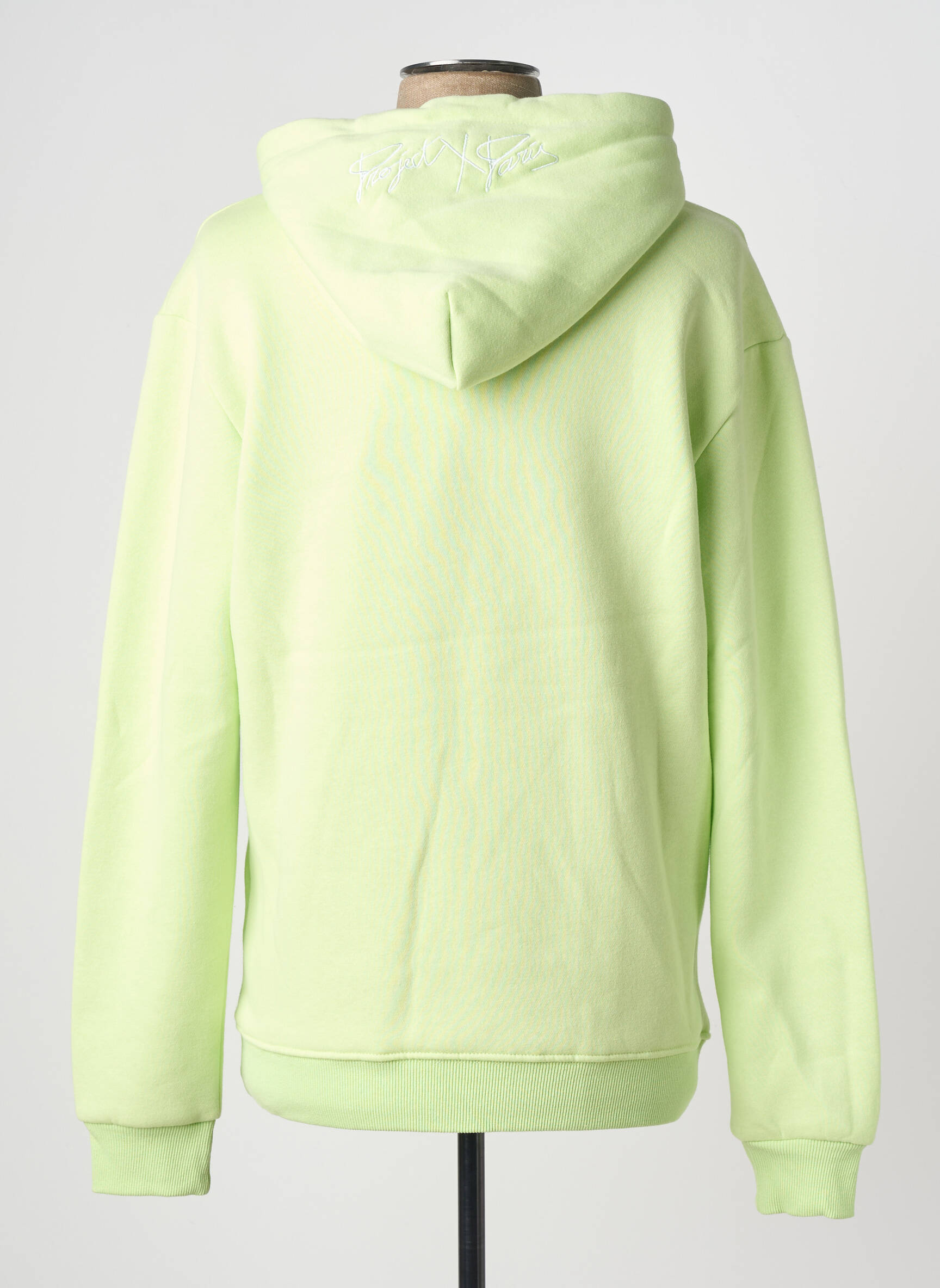 Sweat-shirt à capuche poches manches longues vert PROJECT X PARIS homme