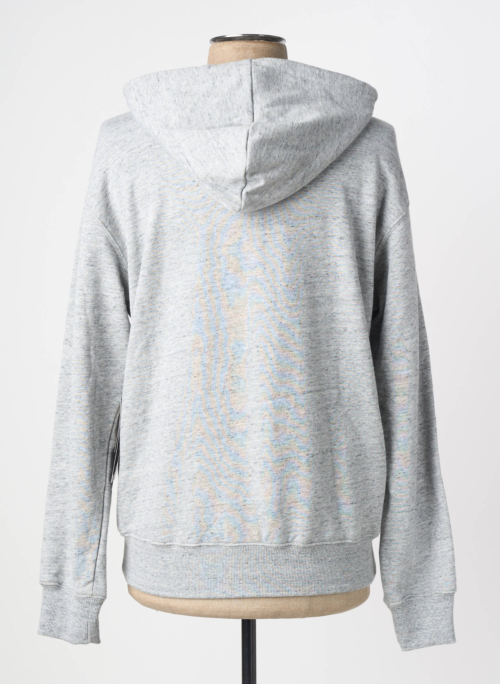 Sweat-shirt à capuche tissage jersey manches longues gris VOLCOM homme