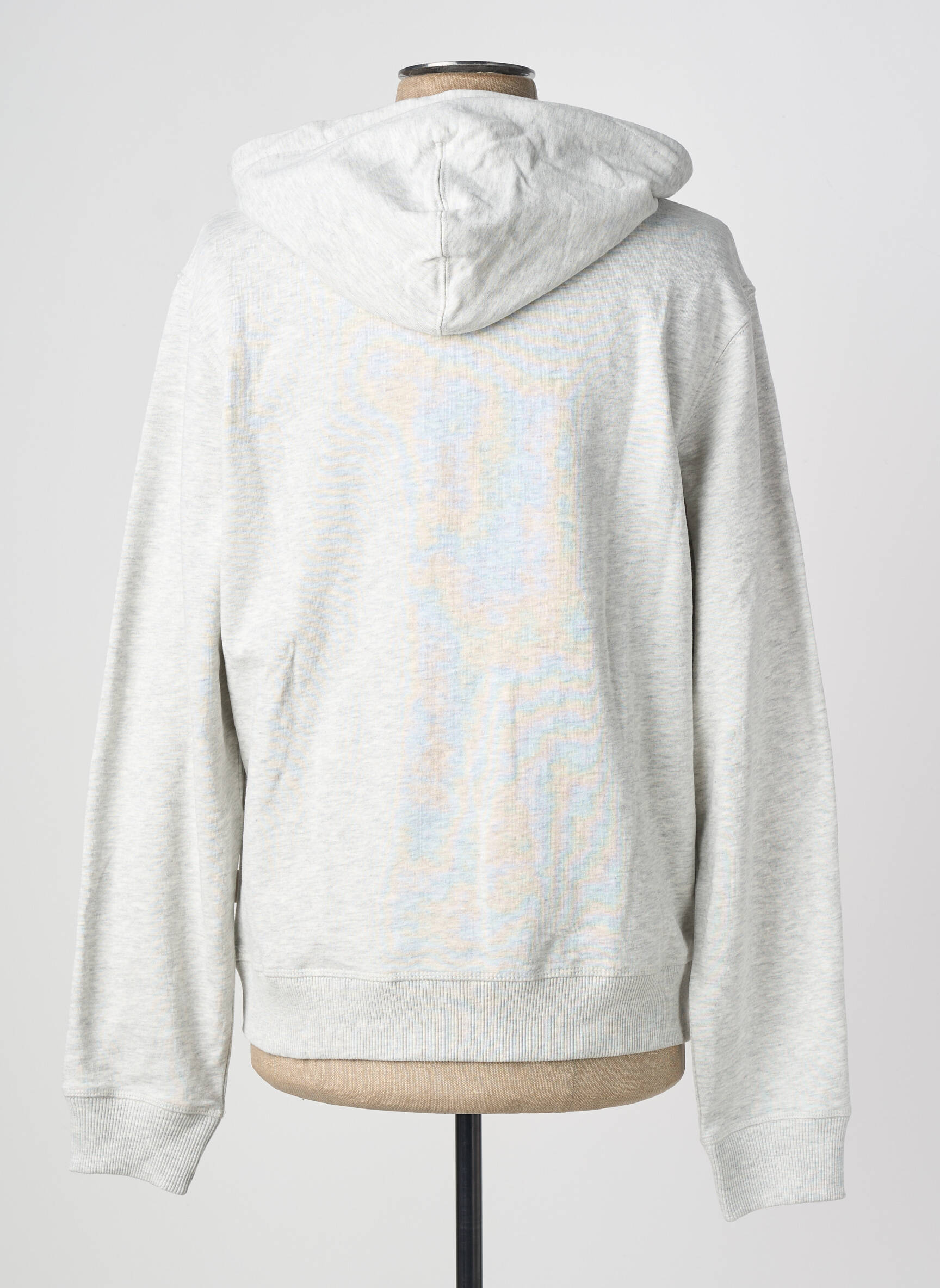 Sweat-shirt à capuche tissage jersey manches longues gris JACK & JONES homme