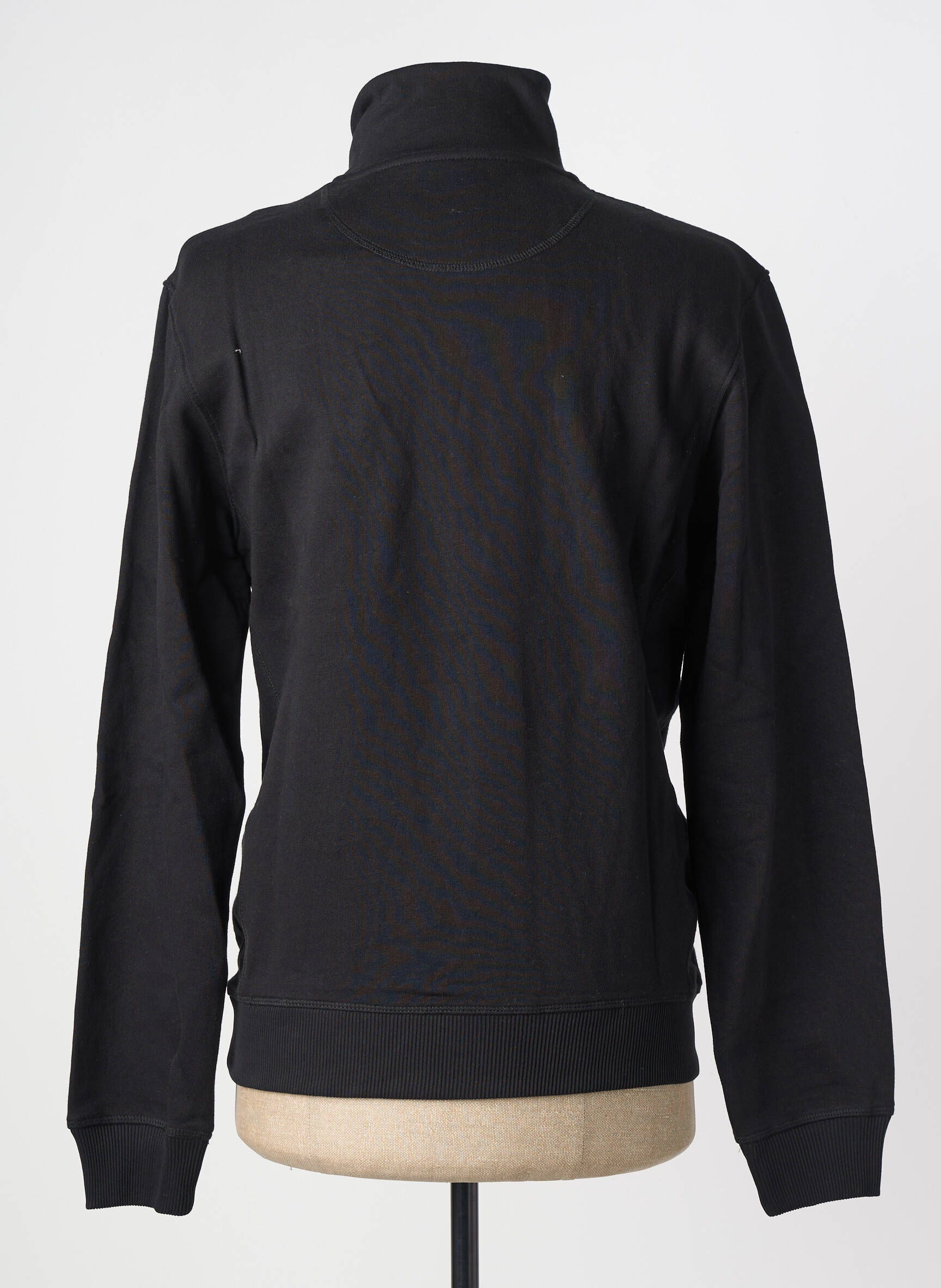 Sweat-shirt broderie manches longues noir JACK & JONES homme