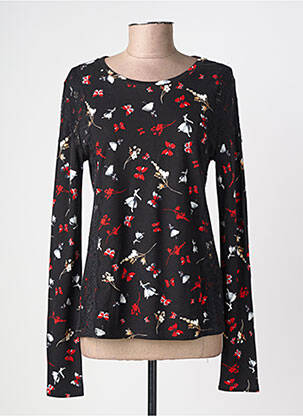 T-shirt manches longues manches longues noir LIU JO femme