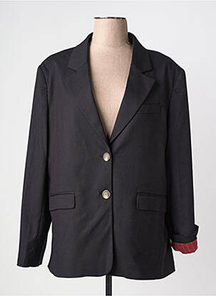 Blazer poignets boutonnés noir HOD femme