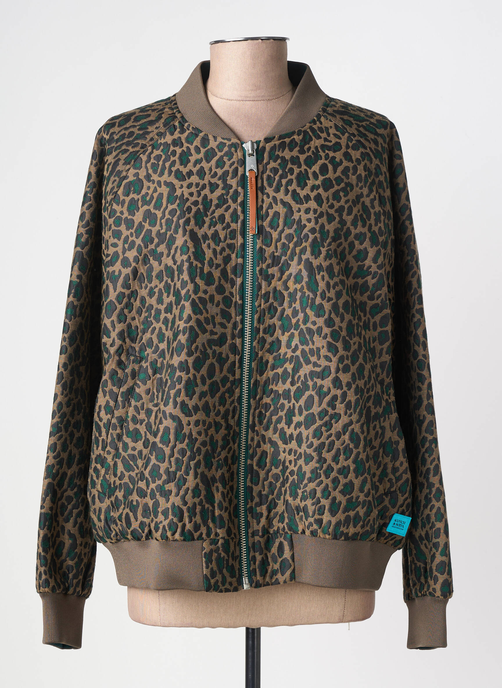 Blouson poches marron SCOTCH & SODA femme