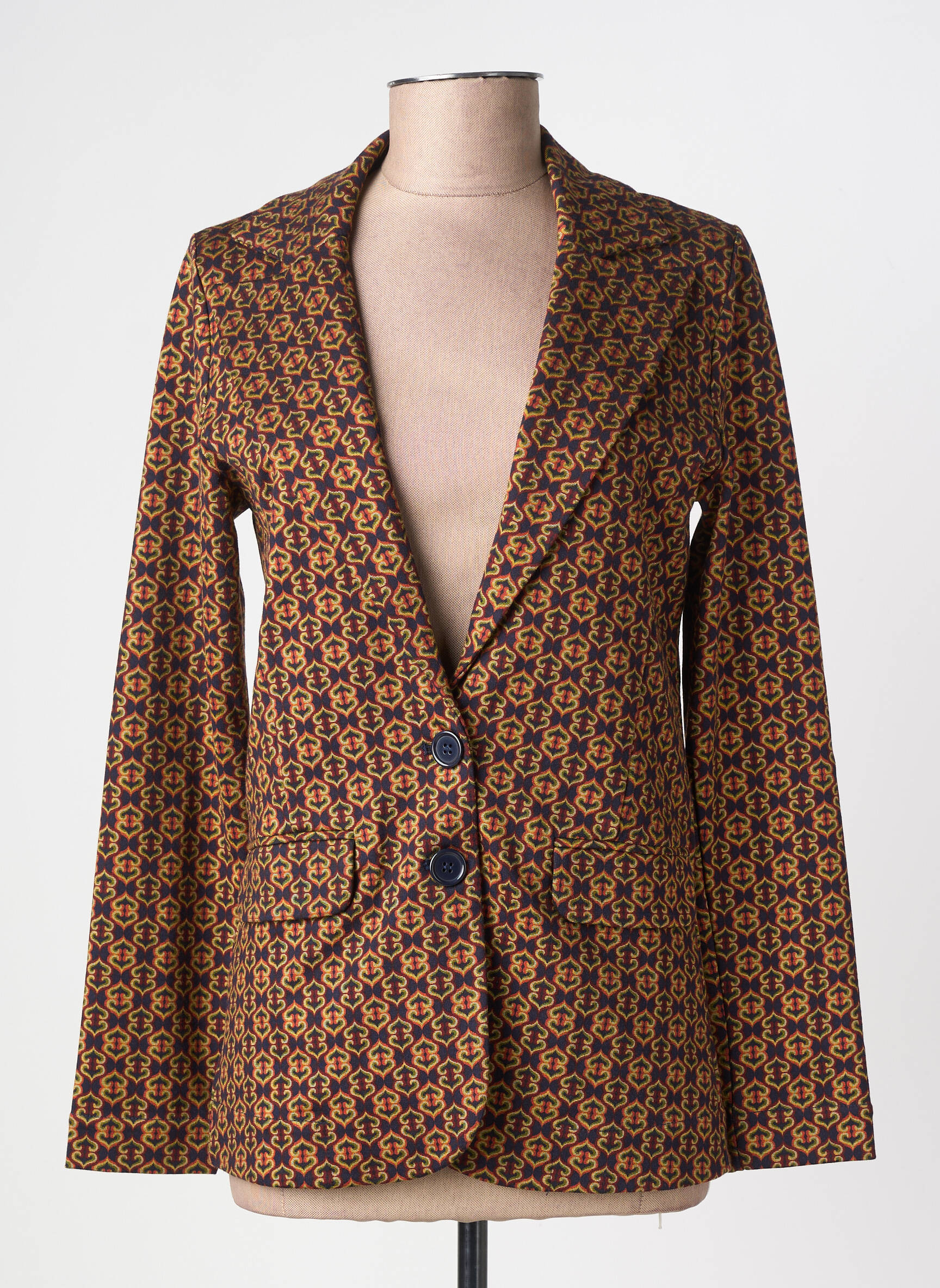 Blazer poignets boutonnés noir KING LOUIE femme