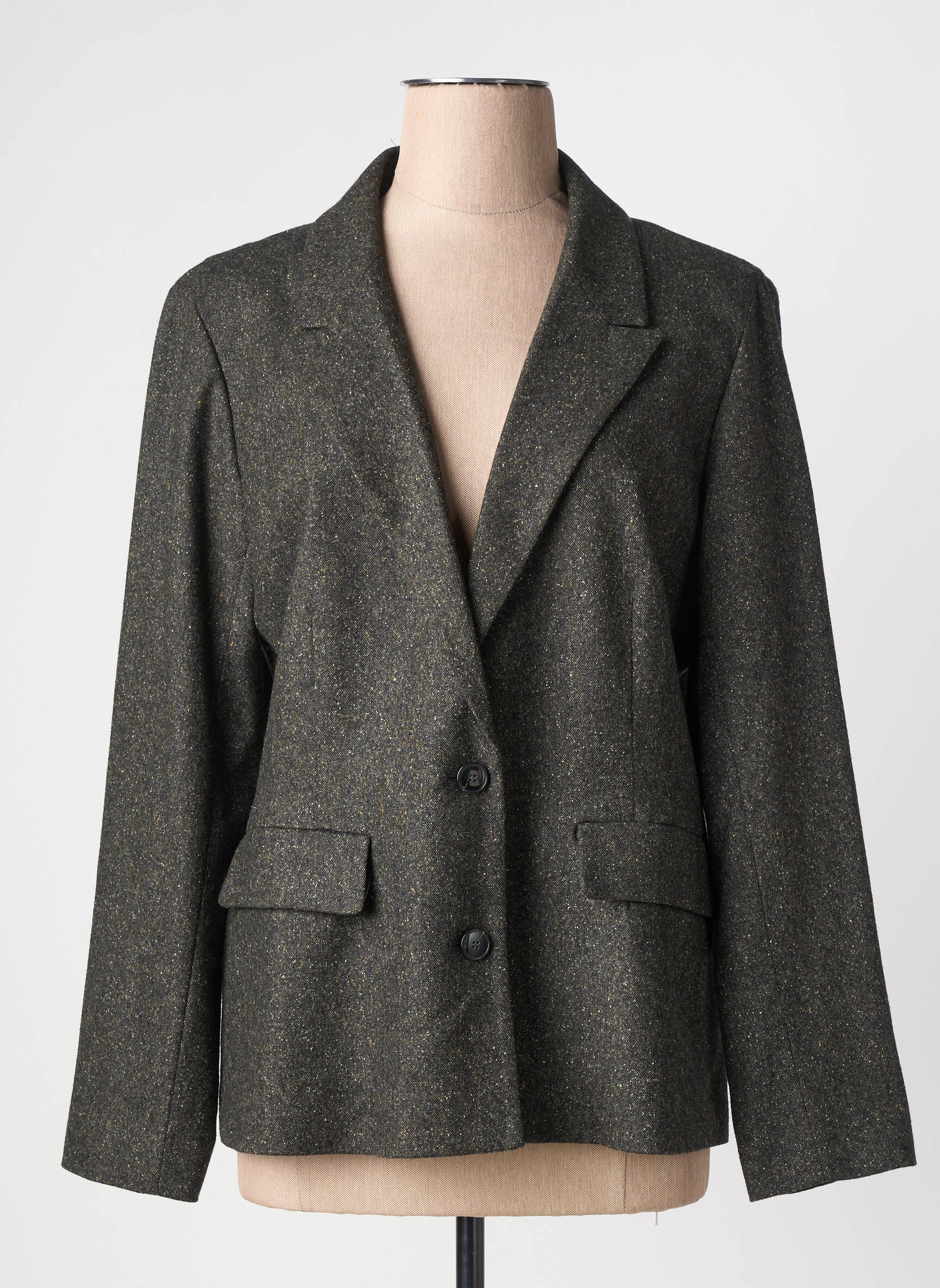 Blazer finition intérieure doublée vert BENSIMON femme