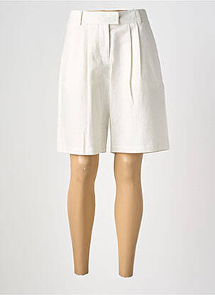 Short coupe large taille haute beige SAINT JAMES femme