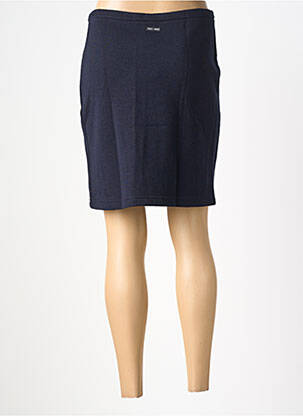 Jupe mi-longue stretch bleu SAINT JAMES femme