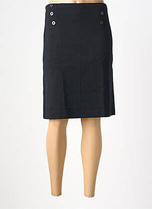 Jupe mi-longue stretch noir SAINT JAMES femme