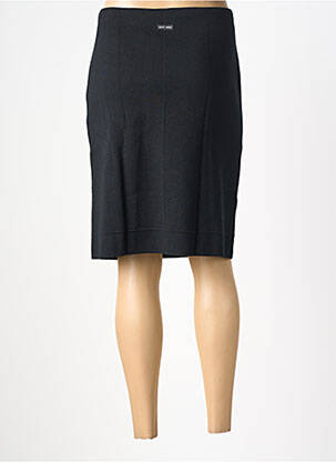 Jupe mi-longue stretch noir SAINT JAMES femme