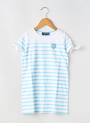 Robe courte manches courtes manches courtes bleu SAINT JAMES fille