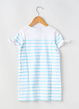 Robe courte manches courtes manches courtes bleu SAINT JAMES fille