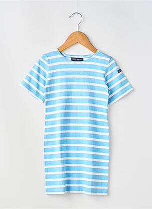 Robe courte manches courtes manches courtes bleu SAINT JAMES fille