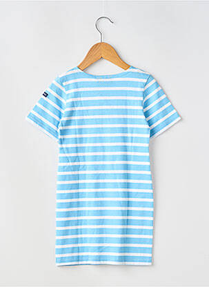Robe courte manches courtes manches courtes bleu SAINT JAMES fille