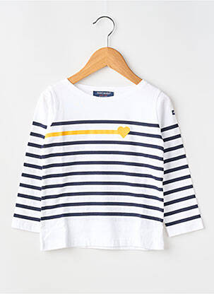 T-shirt stretch manches longues bleu SAINT JAMES enfant