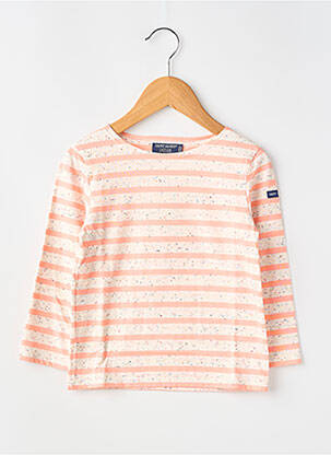 T-shirt stretch manches longues rose clair SAINT JAMES fille
