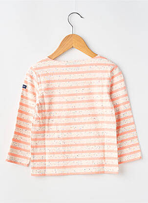 T-shirt stretch manches longues rose clair SAINT JAMES fille