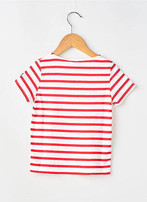 T-shirt stretch manches courtes rouge SAINT JAMES enfant
