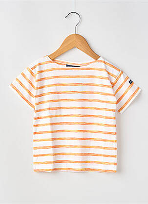 T-shirt stretch manches courtes orange SAINT JAMES enfant