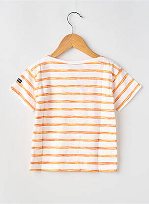 T-shirt stretch manches courtes orange SAINT JAMES enfant