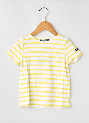 T-shirt stretch manches courtes jaune SAINT JAMES enfant