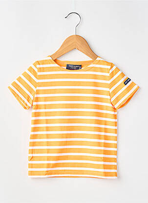 T-shirt stretch manches courtes orange SAINT JAMES enfant