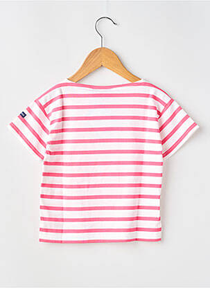 T-shirt stretch manches courtes rose SAINT JAMES enfant