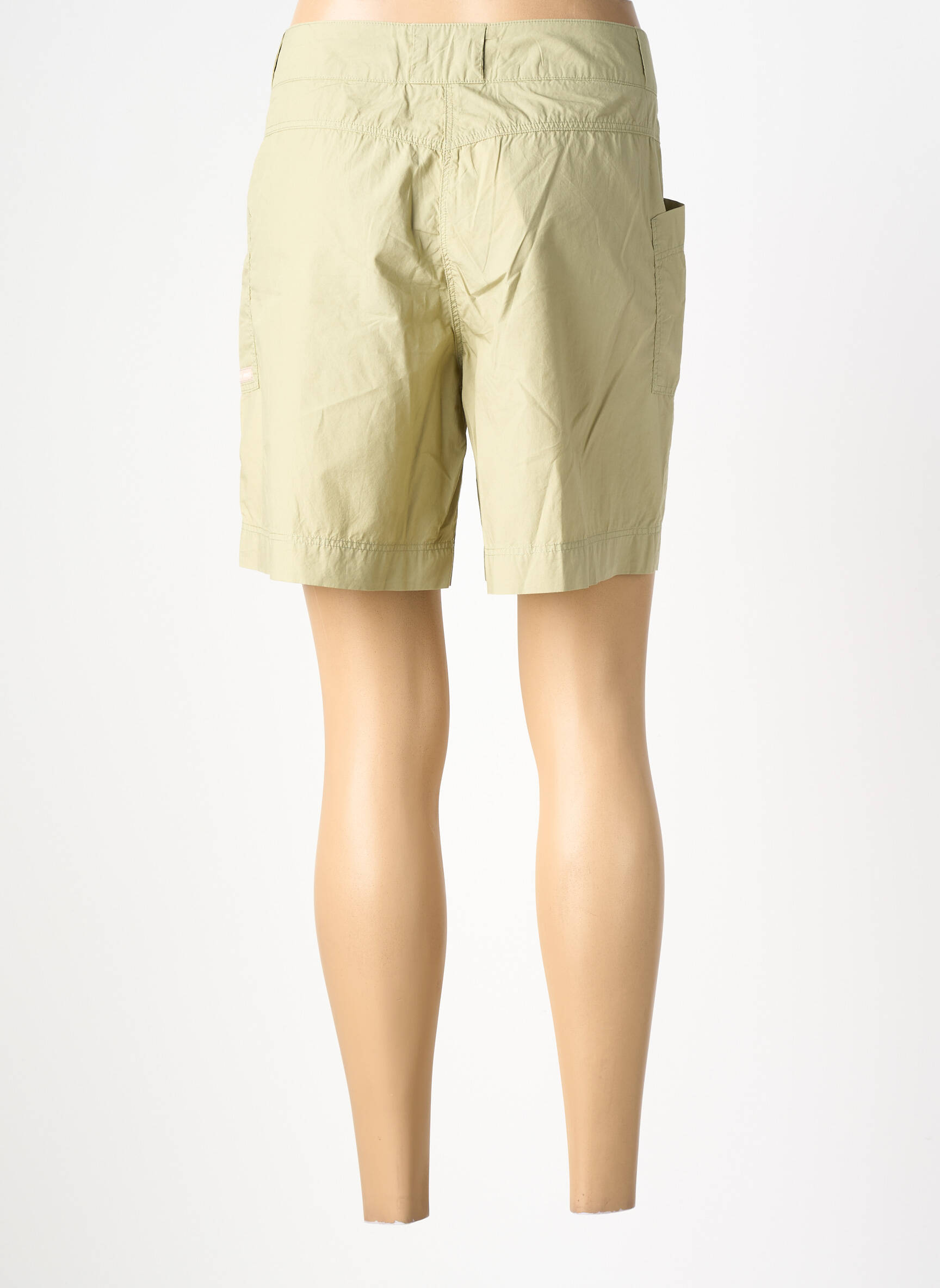 Short fermeture zippée sous rabat boutonné taille normale vert SAINT JAMES femme