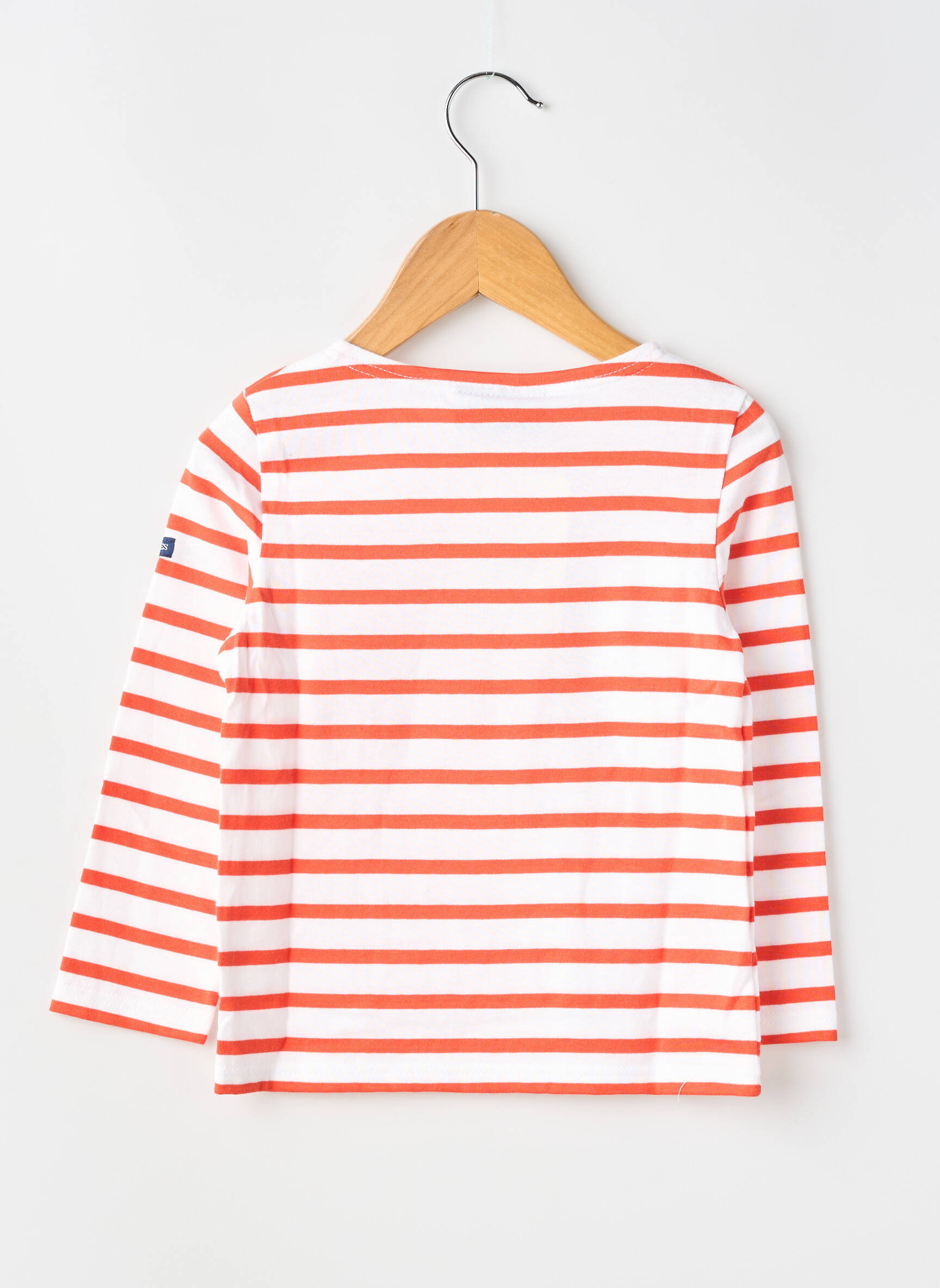 T-shirt stretch manches longues orange SAINT JAMES fille