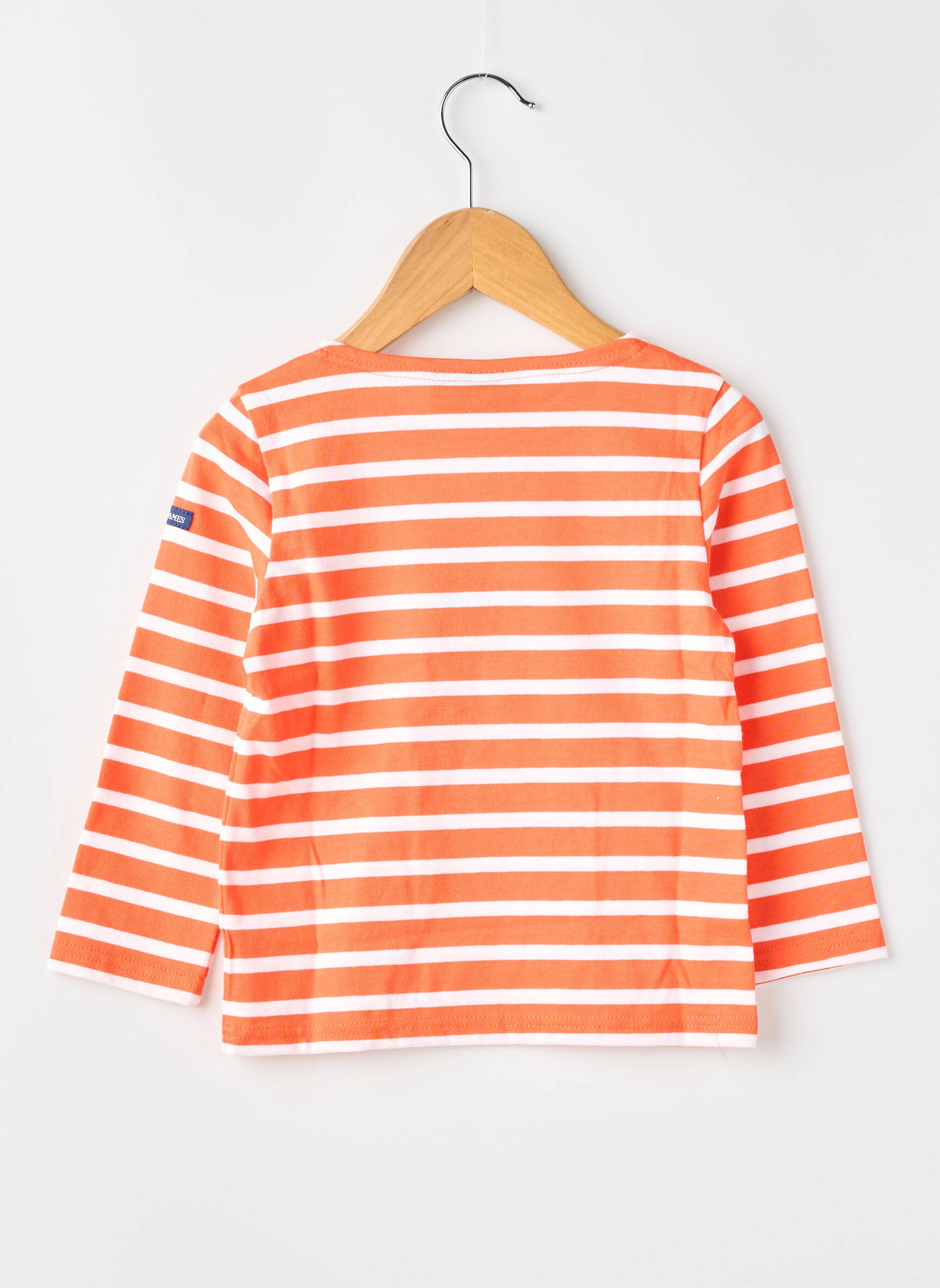 T-shirt stretch manches longues orange SAINT JAMES fille