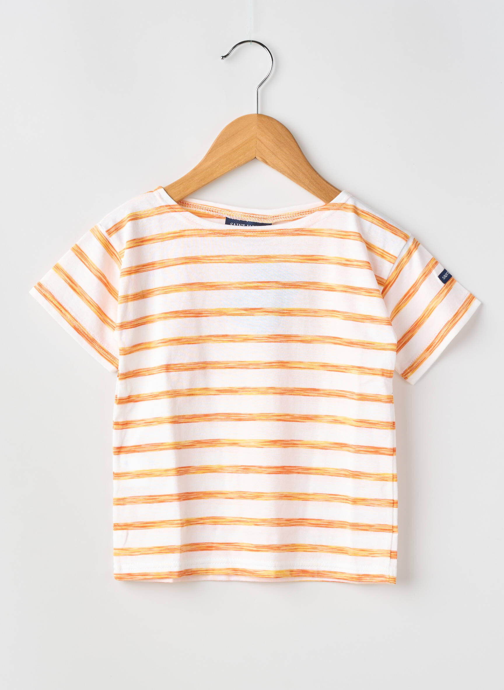 T-shirt stretch manches courtes orange SAINT JAMES enfant