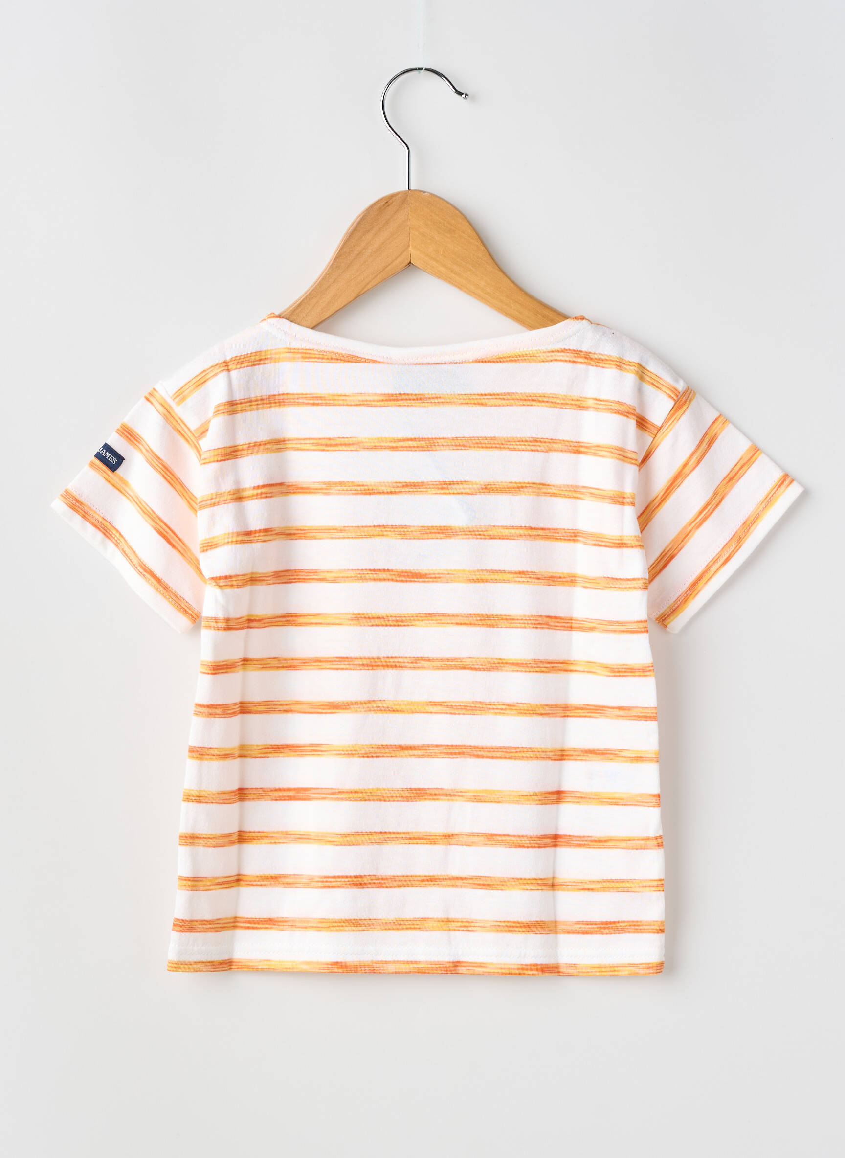 T-shirt stretch manches courtes orange SAINT JAMES enfant