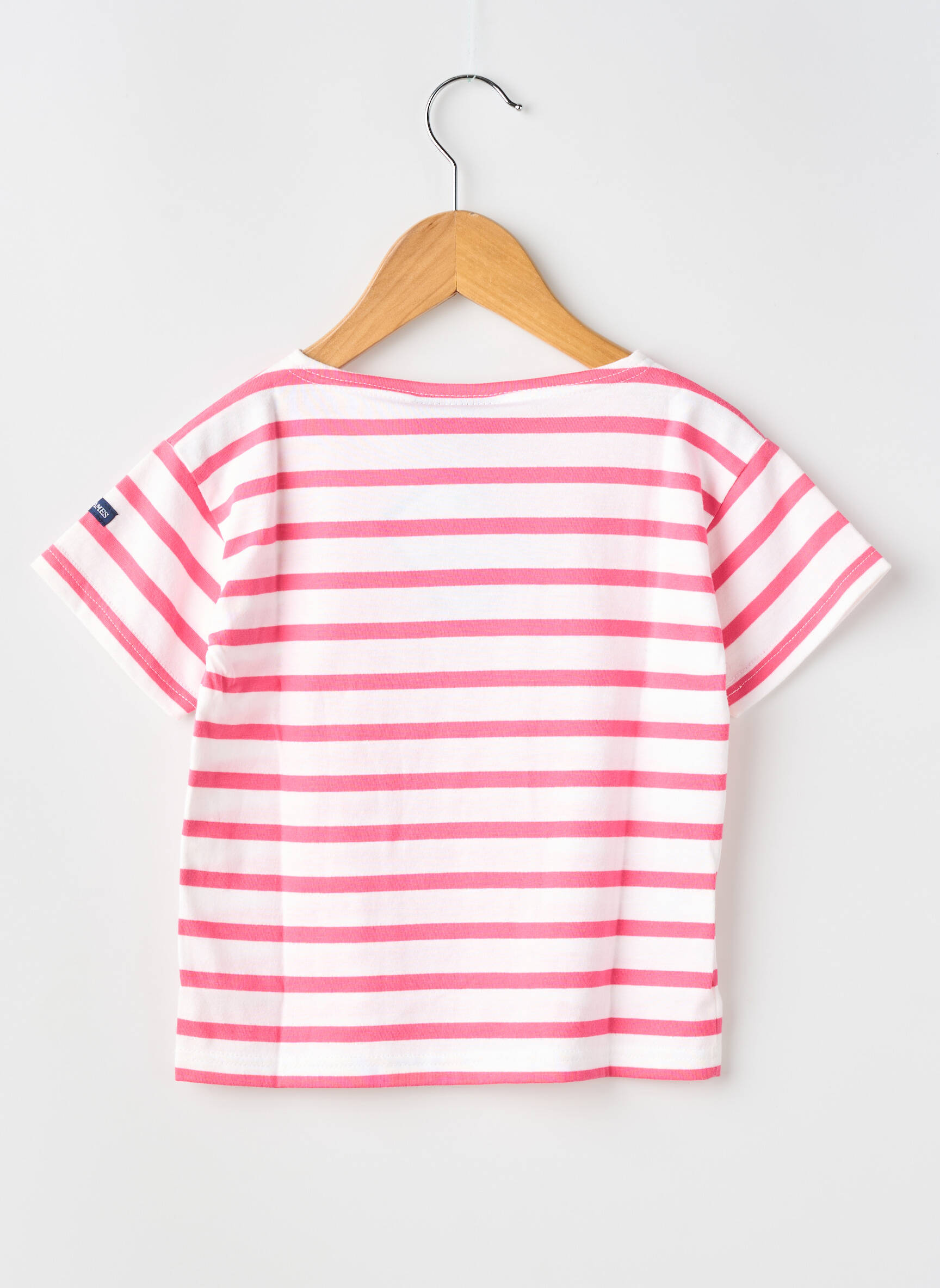 T-shirt stretch manches courtes rose SAINT JAMES enfant