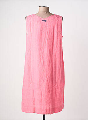 Robe mi-longue sans manche sans manche rose SAINT JAMES femme