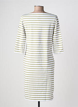 Robe courte manches 3/4 manches 3/4 vert SAINT JAMES femme