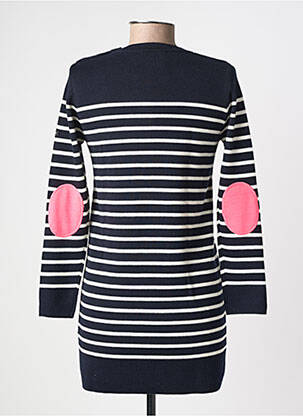 Robe pull maille fine manches longues bleu SAINT JAMES fille